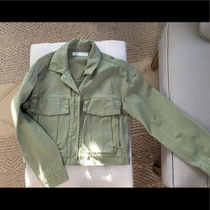 Zara Cropped Jacket with Pockets